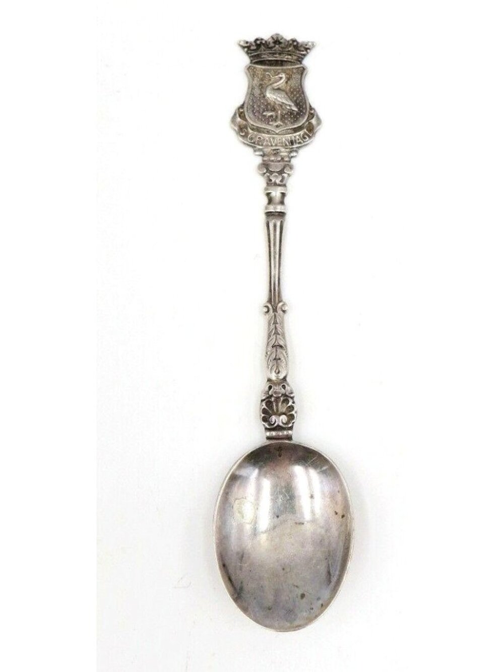 Silver Plated Gravenhage Collectors Spoon Vintage 4.5" ED70